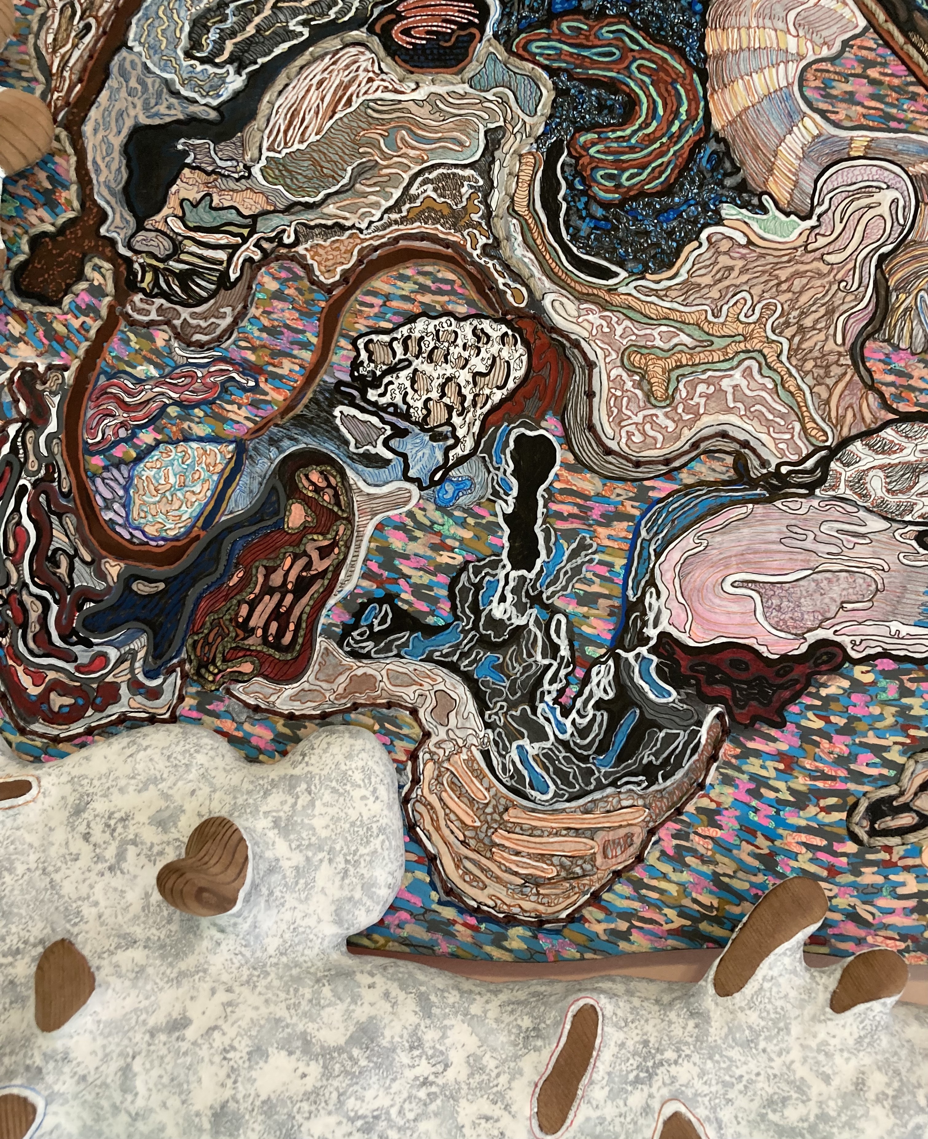 Sculpture and Painting NY - Forever Offering -  Sculpture by Christopher Fahey - Close up view 1