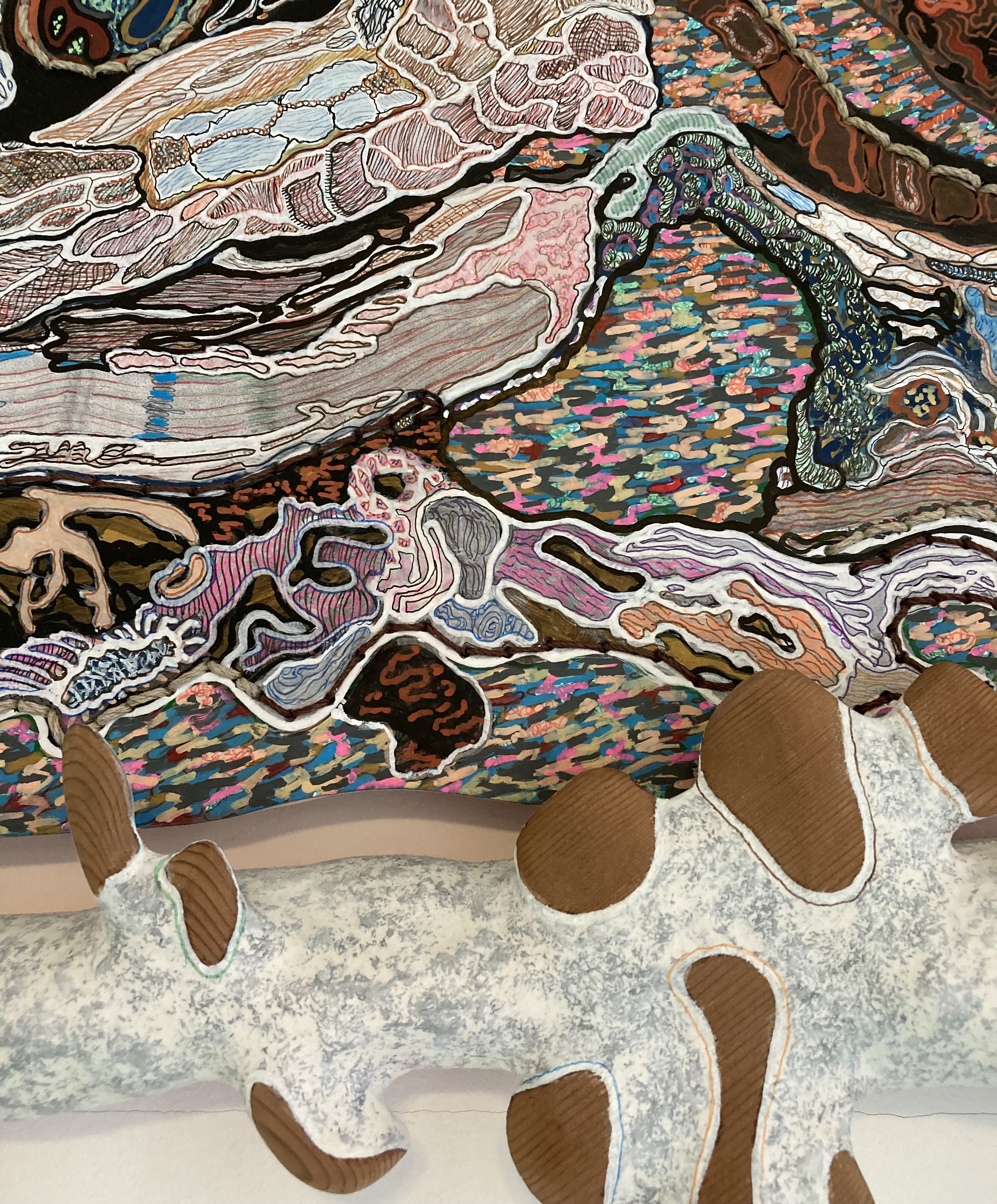 Sculpture and Painting NY - Forever Offering -  Sculpture by Christopher Fahey - Close up view 1