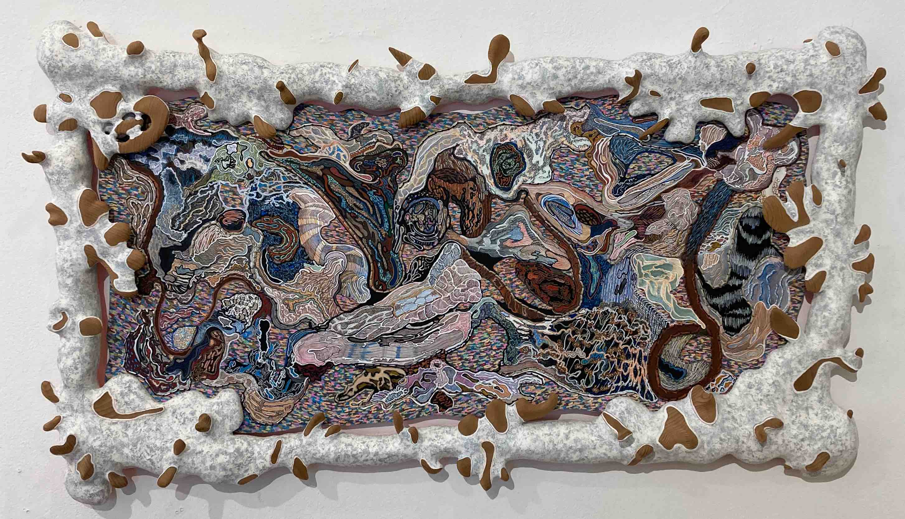 Sculpture and Painting NY - Making Up For Lost Slides A Sculpture by Christopher Fahey NY